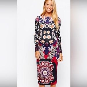 Asos dress spandex material size 2 fit like 4/6